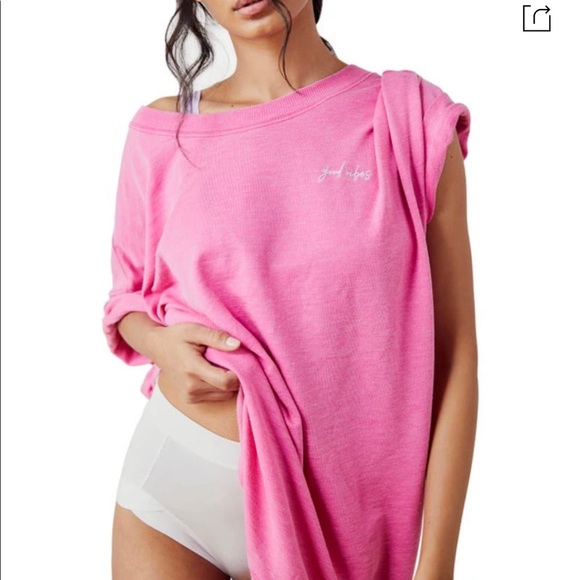 Free People Tops - Free People CoZy Cool Girl Tee Small